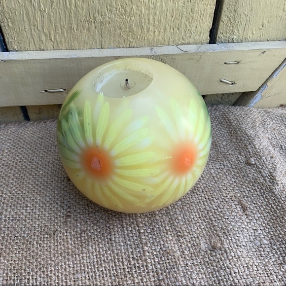 Large Vintage Retro Flower Candle Hippie 1970’s - Picture 2 of 4
